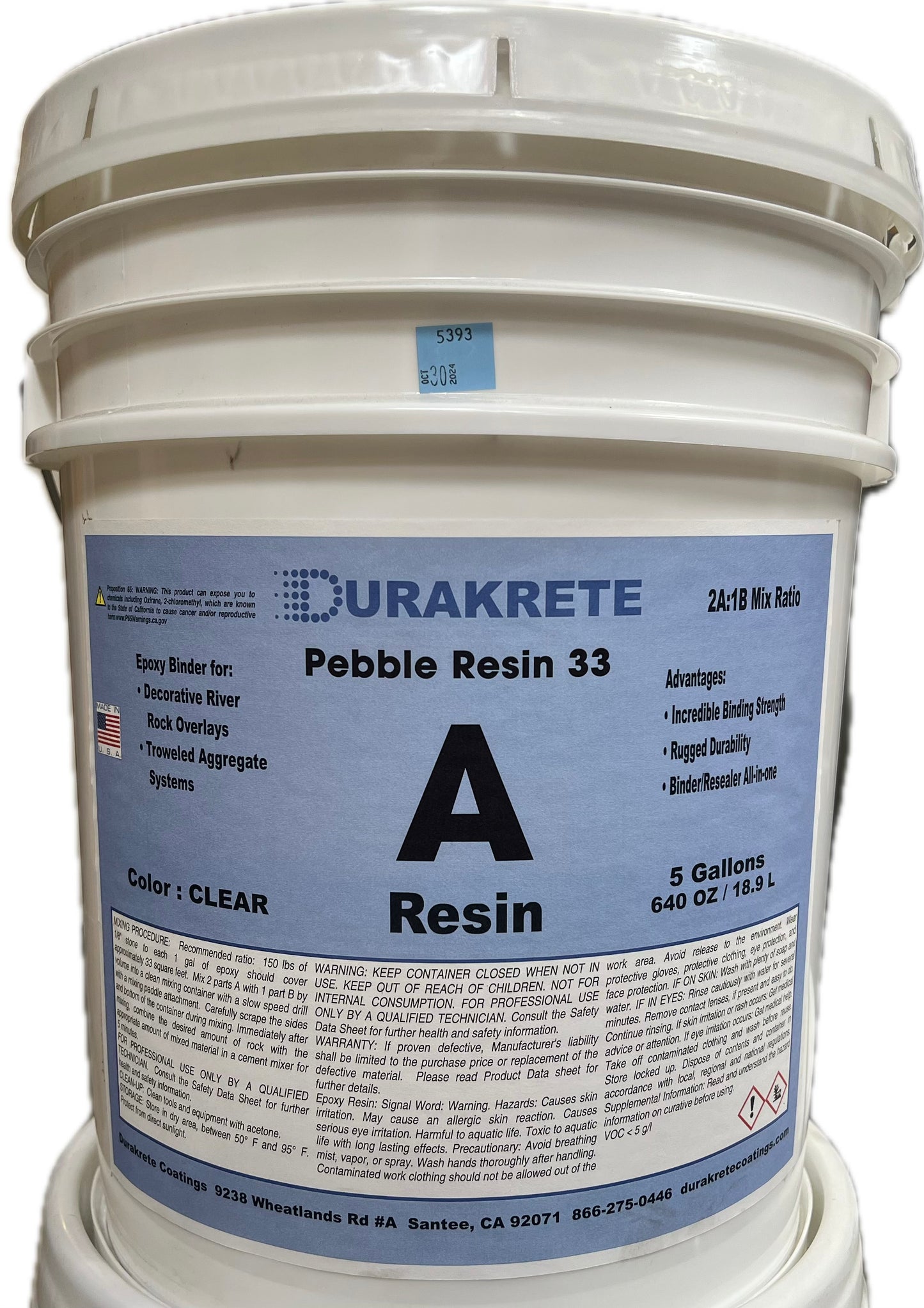 Pebble Resin